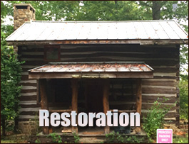 Historic Log Cabin Restoration  Gomer, Ohio